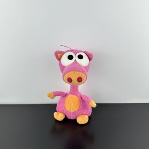 Bestever Rare Boingers Head Bobbles Bobblehead Pink Pig 7” Plush Stuffed Animal